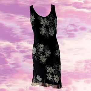 Vintage Y2K Floral Sleeveless Dress